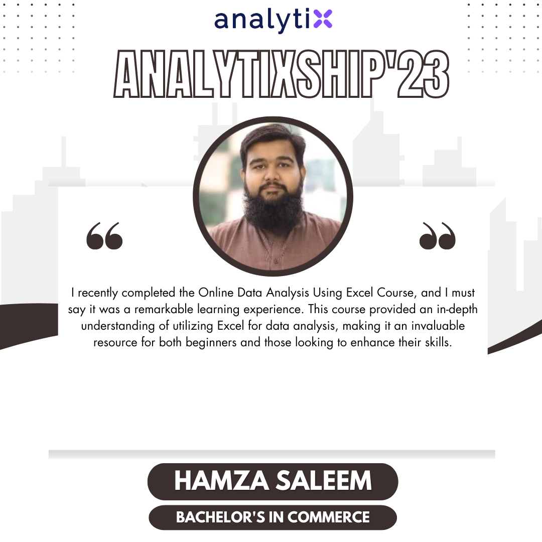 Hamza Saleem Review