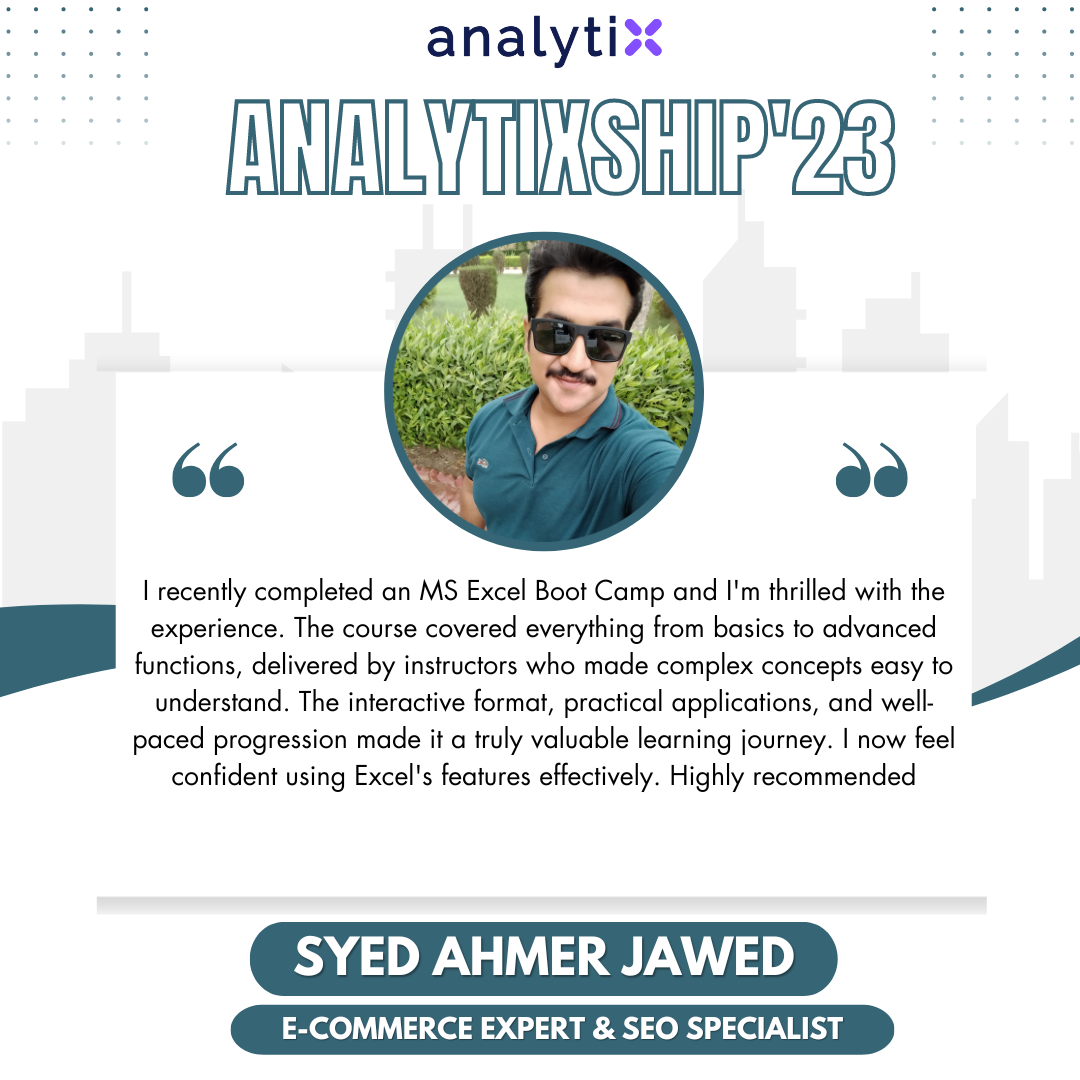 Syed Ahmer Jawed Review